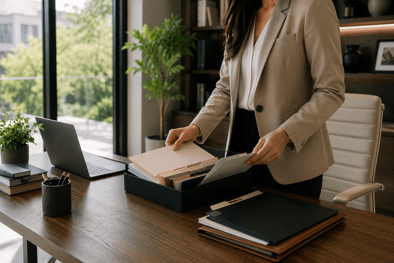 Professional notary document service